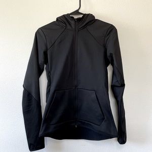 Fitted Dri-fit fleece lined Nike zip up with hood